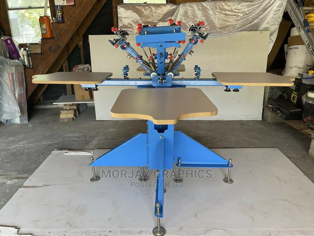 Four(4) Color Four(4) Station Screen Printing Machine - main view