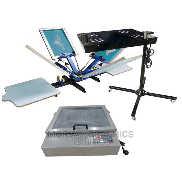 4 Color 2 Station T-Shirt Silk Screen Dryer Starting Kit