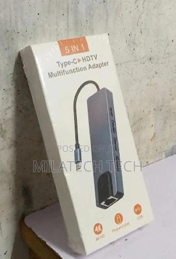 Usb-C Adapter Type C to Usb 3.0 Hub 5 in 1 - main view