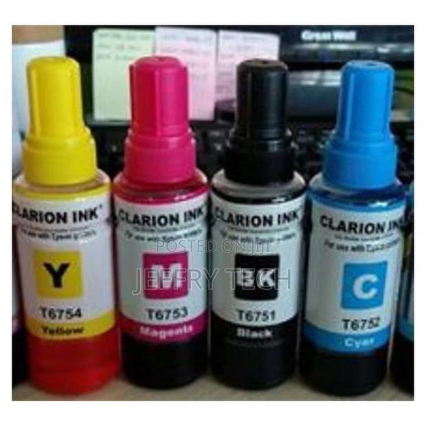Clarion Printer Refill Ink - Set of 4 Epson Ink