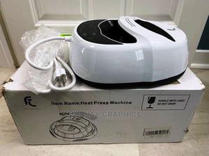 Heat Press Machine Red 12"×10" for T Shirts Portable
