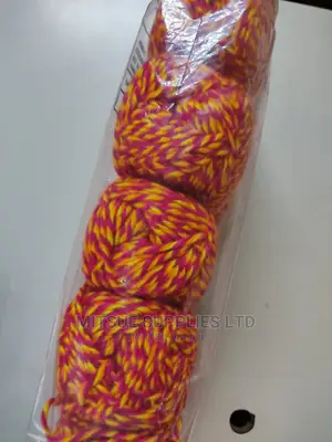 5 Red, Orange, Yellow and Pink Chunky Rainbow Knitting Yarn