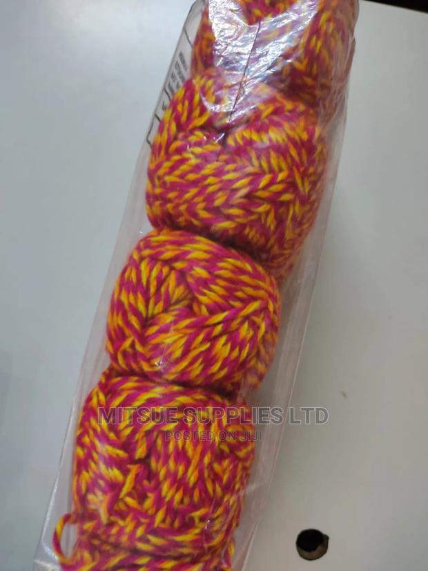 5 Red, Orange, Yellow and Pink Chunky Rainbow Knitting Yarn - thumbnail 5