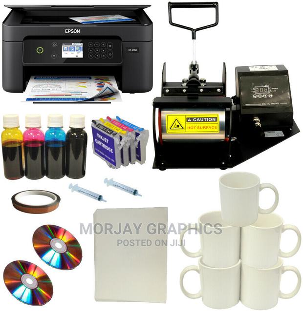 Mug Cup Heat Press Sublimation Wireless Ink Printer Kit