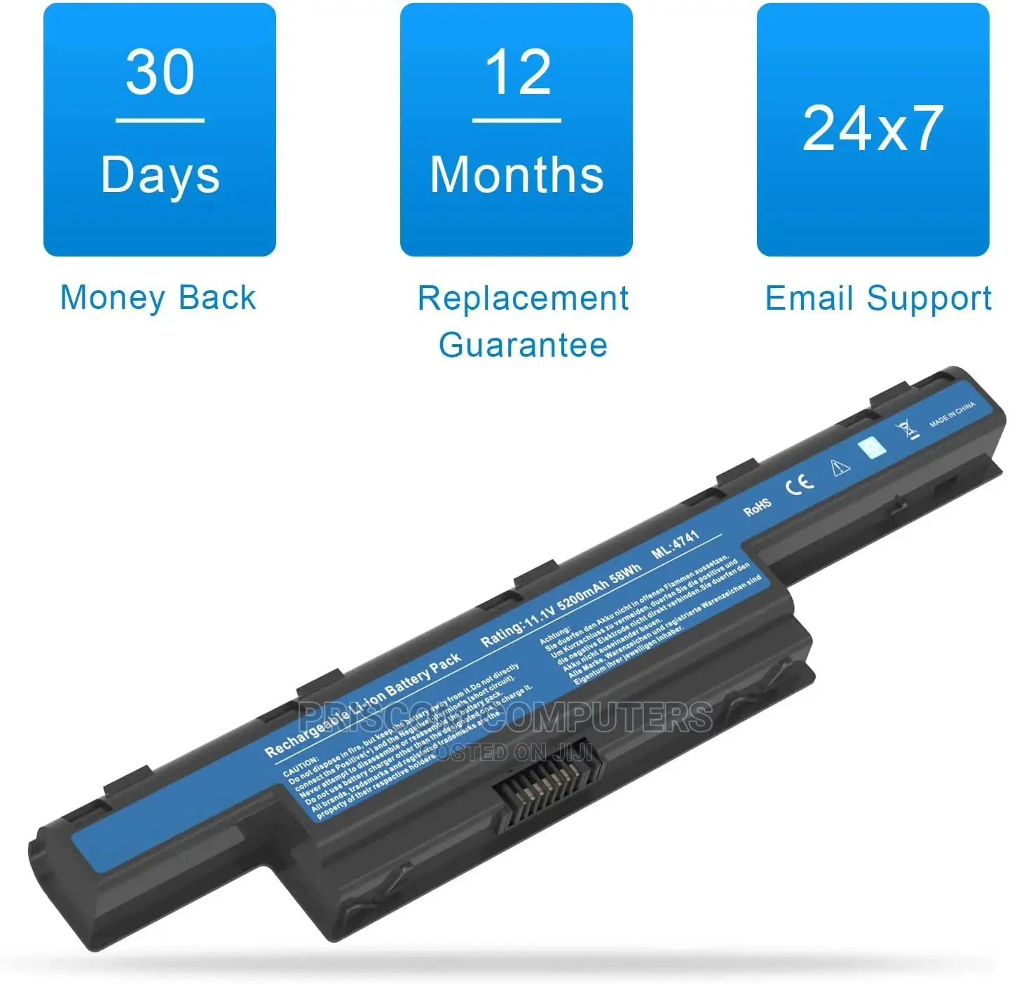 4740 4750 5335 5542 5542G 5735 5735Z 5740 5740G Battery