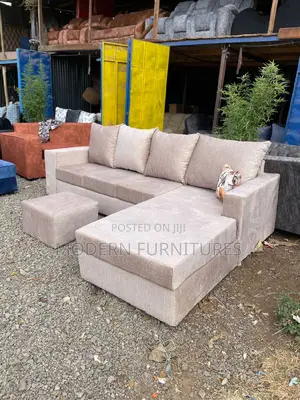 L Seat Sofa With Footrest