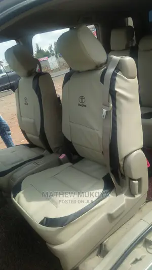 Black/Beige Seat Covers