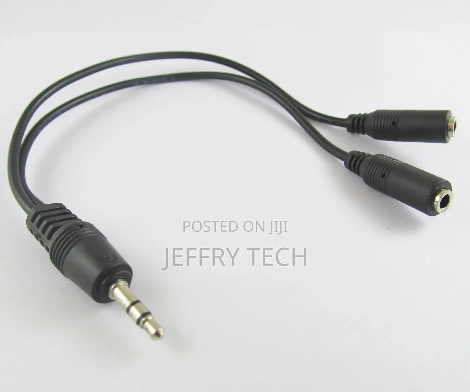25cm 3.5mm 1/8" Stereo 1 Male to 2 Female AUX Y Splitter Au