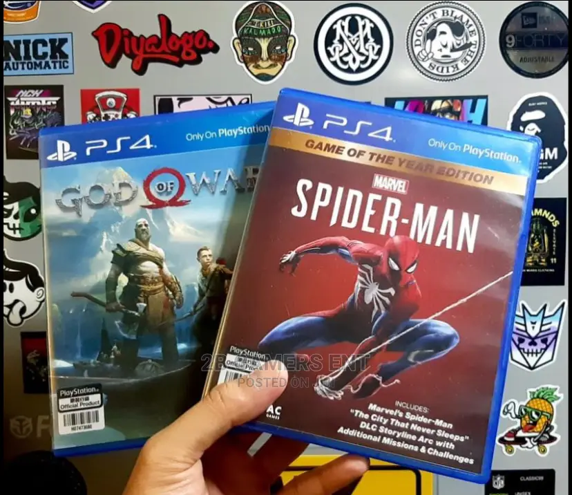 Spider Man, God of War, Far Cry