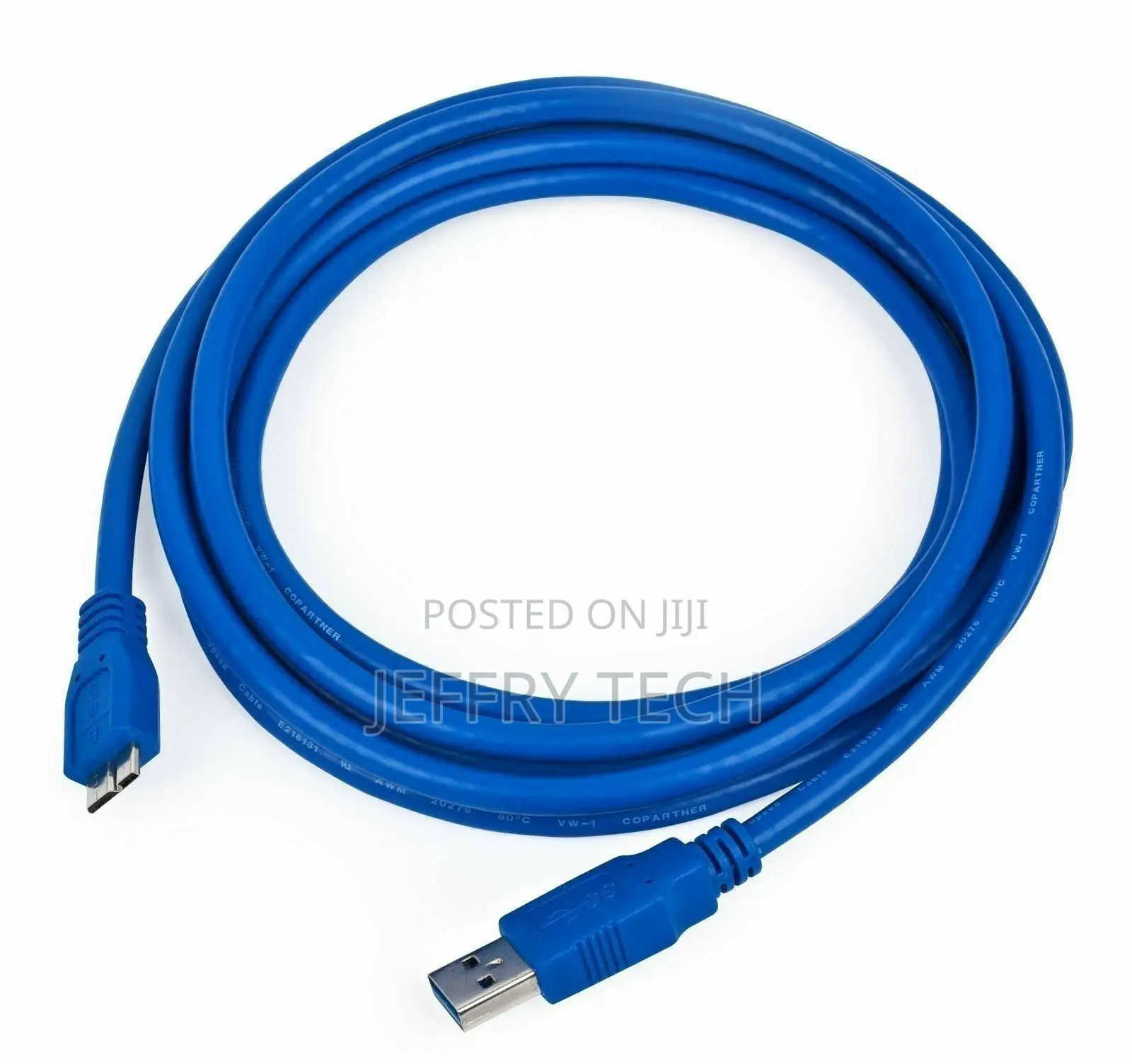 0.5m Micro USB3.0 Cable Fastest Lead for WD My Passport Exte