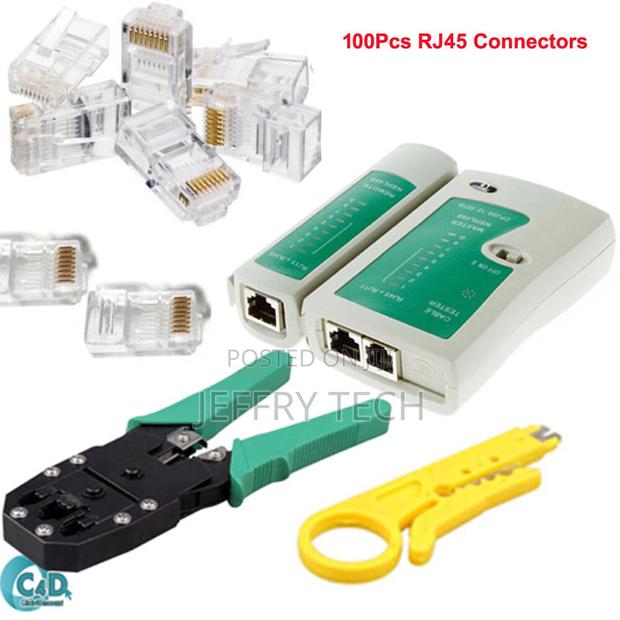 RJ45 Network Cat 6 Ethernet Cable Tester Stripper Crimping - main view