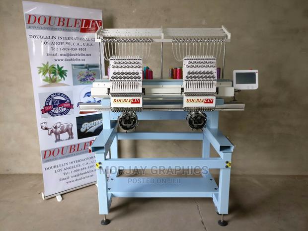 Digital Two Heads Computerized Embroidery Machines - main view