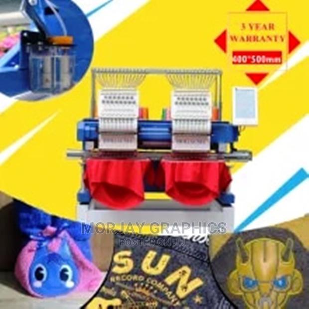 Computerised Best Industrious 2(Two) Head Embroidery Machine - main view