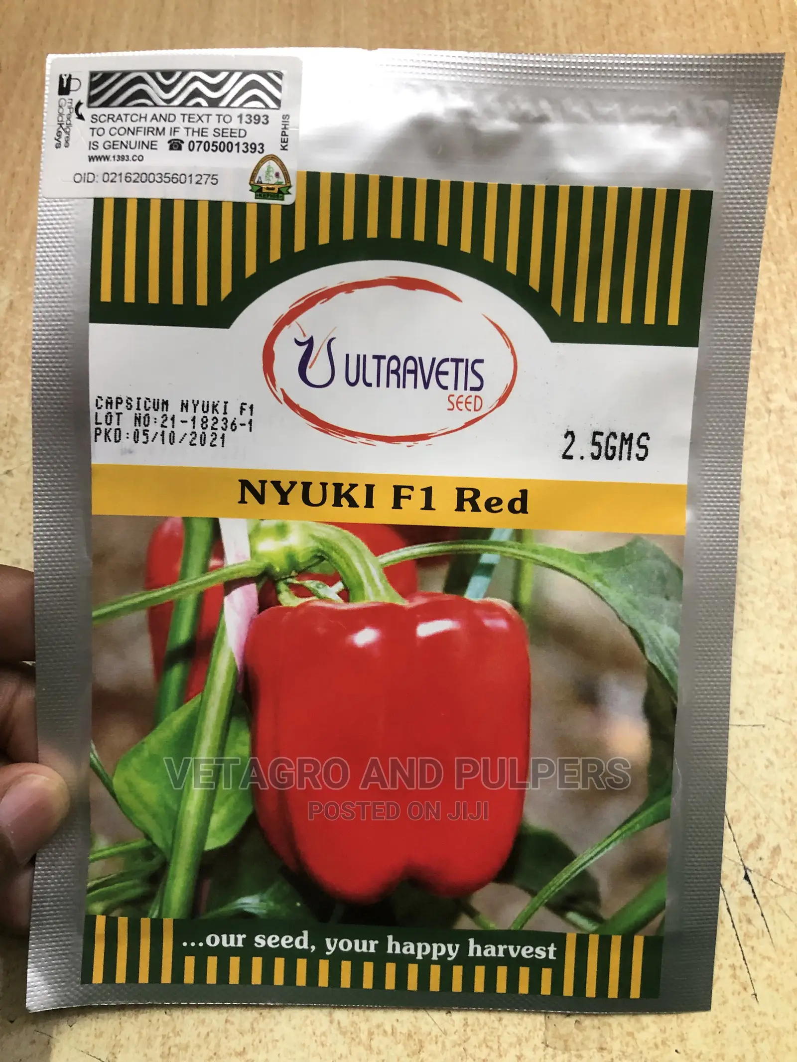 Red or Yellow Bell Peppers Nyuki F1
