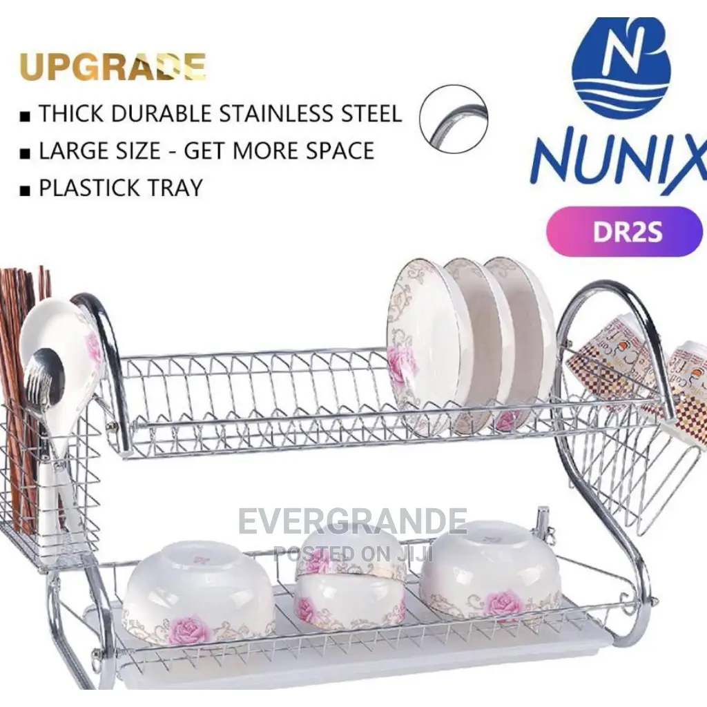 2 Tier Dish Rack DR2S- NUNIX