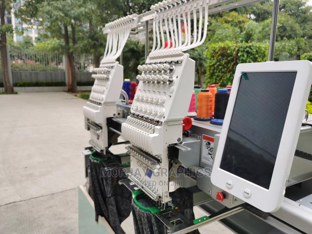 Computerized Embroidery Two (2) Heads Machine - main view