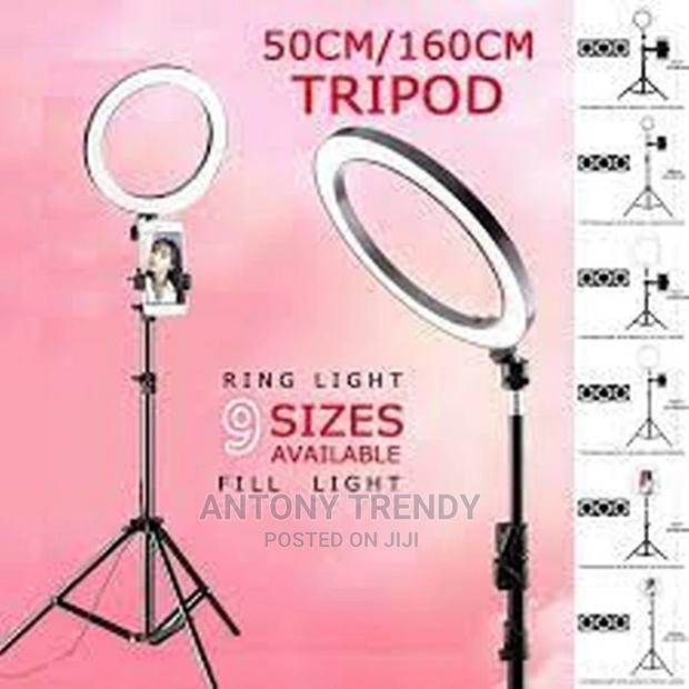 10 Inches Ring Light With Tripod And Phone Holder Get One - thumbnail 2