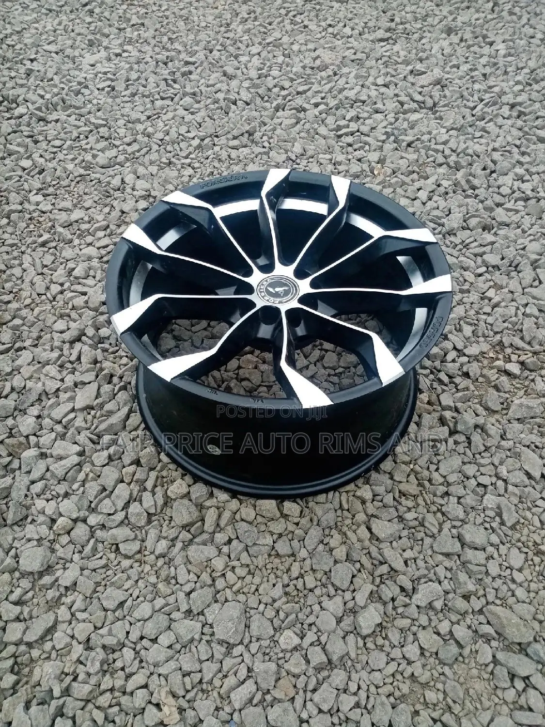 Rims Size 17 Normal Black and White 8j
