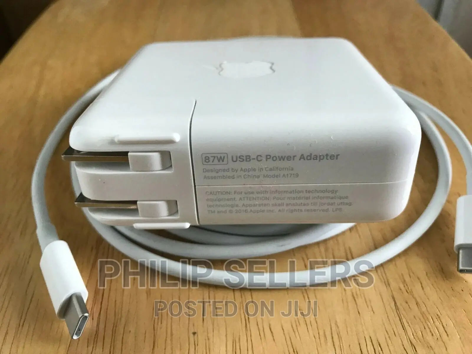 Genuine OEM Apple A1719 87W USB-C Power Adapter Charger For