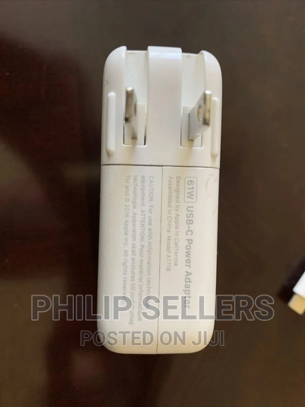 Original OEM APPLE Macbook Pro USB-C Port 61W Charger+Cable