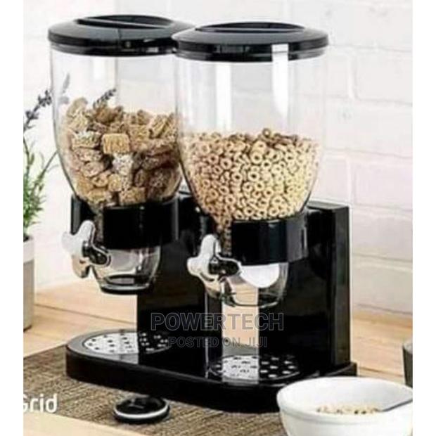Cerial Dispenser Black and White Color,