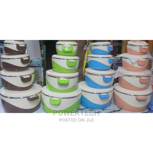 4pcs Stainless Steel Insulated Hotpots 3500kshs - main view