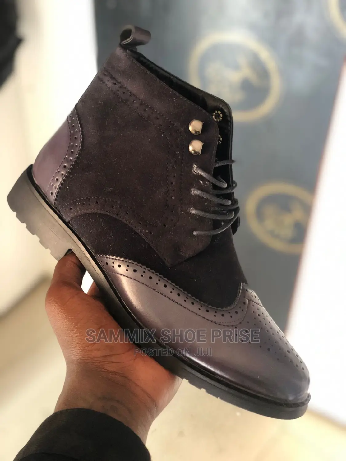 Leather Suede Boots