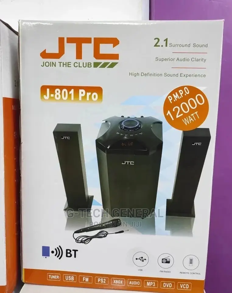 Jtc J-801 Pro 2.1ch Multimedia Speaker System