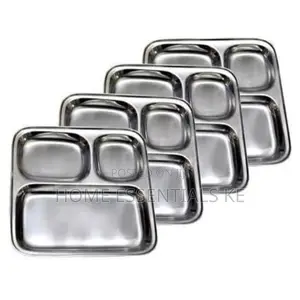 KC Stainless Steel Partition Plate Size 25cmx25cm Per Pc