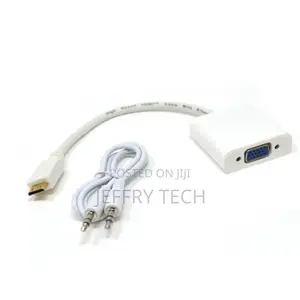 Mini HDMI to VGA Female HDTV Video Converter Adapter Cable
