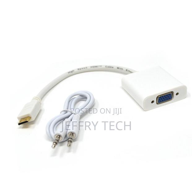 Mini HDMI to VGA Female HDTV Video Converter Adapter Cable
