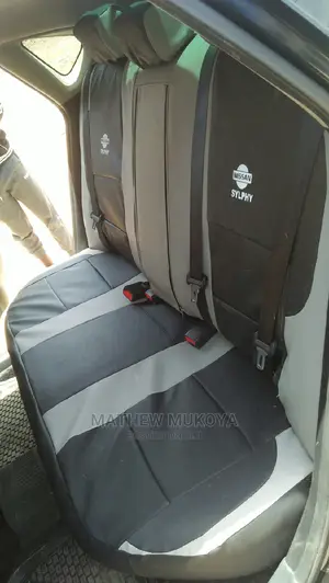 Black /Grey Nissan Upholstery.