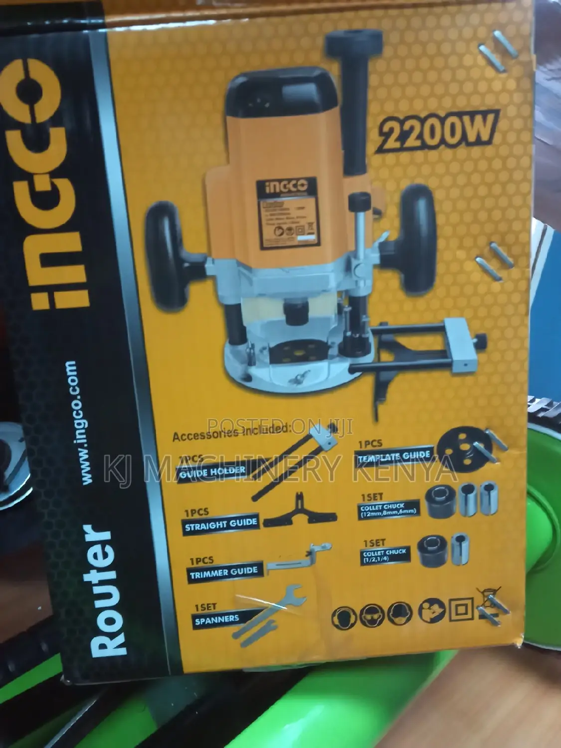2200W Router Accessories Included