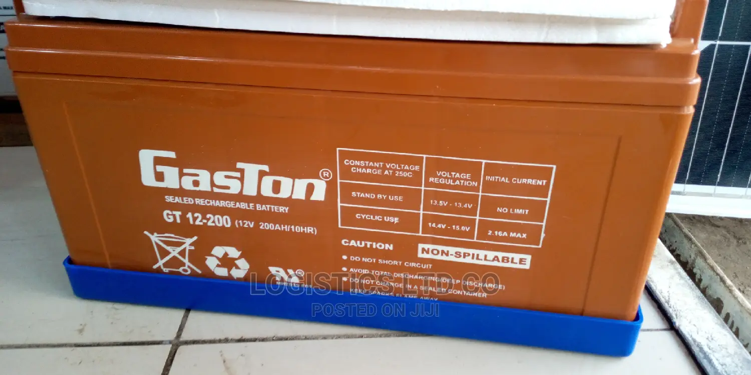 Gaston 12v-200ah Back Up Solar Battery