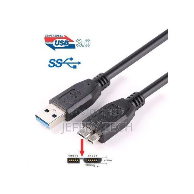 Generic USB 3.0 Micro External HDD Hard Drive Disk Cable - main view