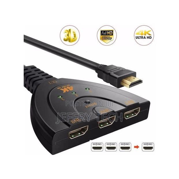 Generic 4K 3 Port HDMI Switch Switcher HDMI Splitter