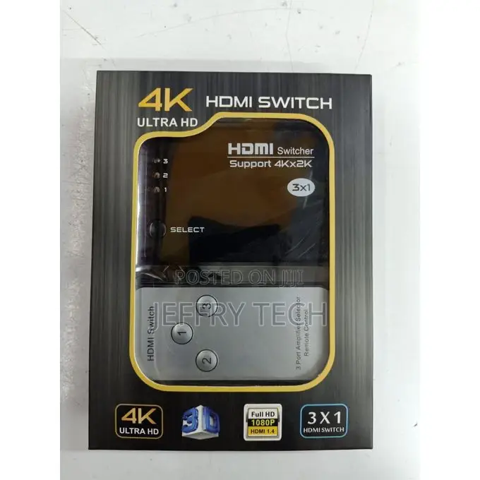 Generic 3 in 1 Out Ports 4K*2K HDMI Switch