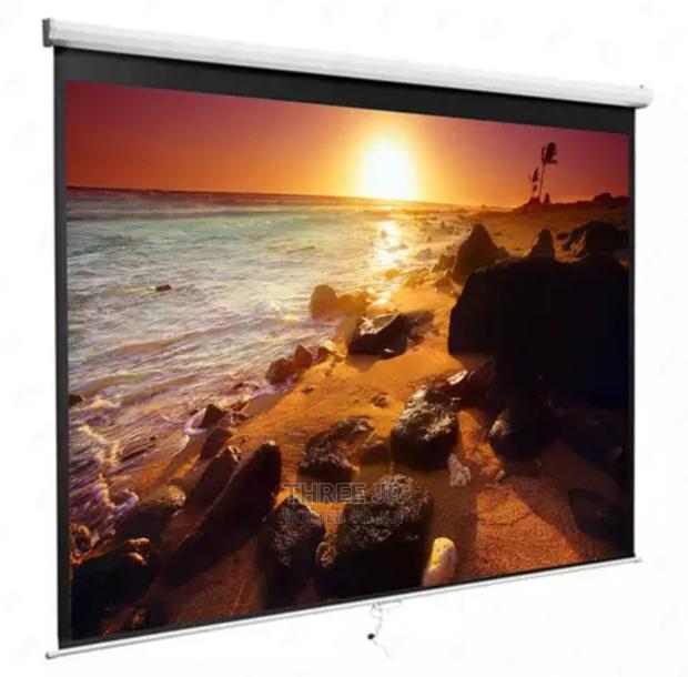 Manual Projection Screen 84inch - main view