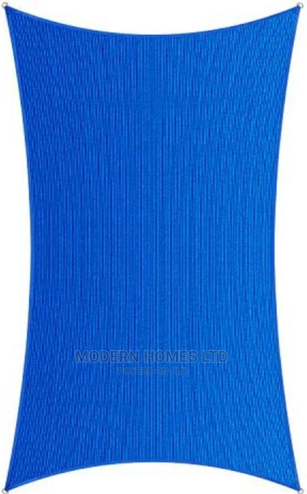 Blue Rectangle Sun Shade Sail Canopy Awning - thumbnail 3