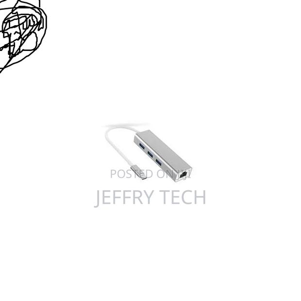 Generic USB C Ethernet Lan Adapter 3 Port USB Type C Hub - main view