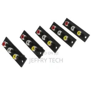 Concentric AV Sockets Mounted 3 RCA Female Video Sockets