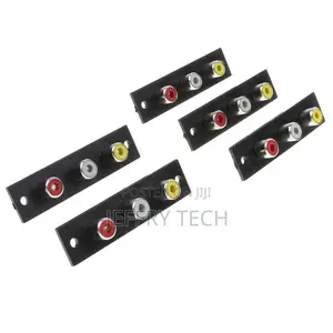 Concentric AV Sockets Mounted 3 RCA Female Video Sockets