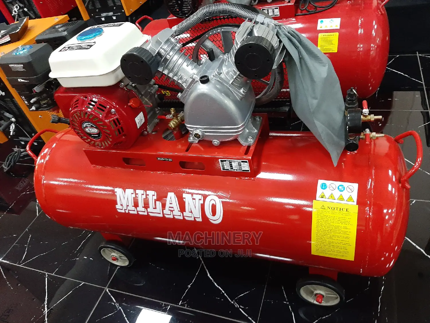 100litres Petrol Powered Compressor (Double Pistons)
