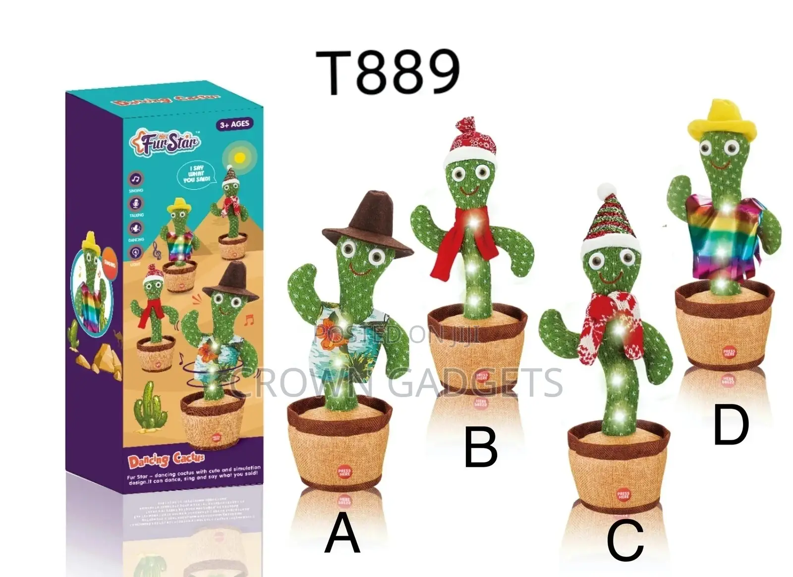 Singing Cactus Toy , Cactus Plush Toys