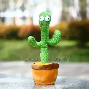 Funny Cactus Plush Toy,Electronic Shake Dancing Cactus
