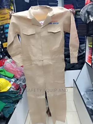 Beige Coveralls in Market