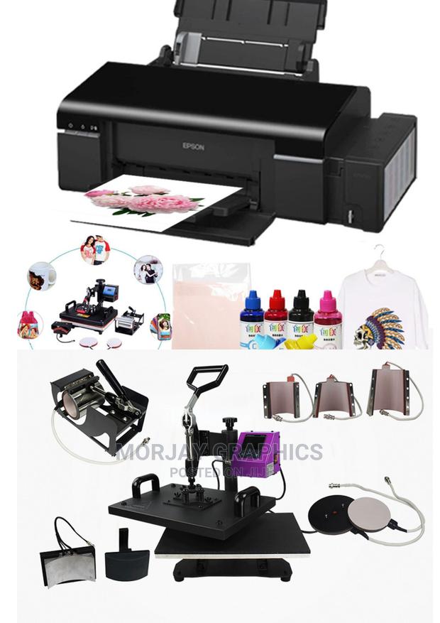 Combo Kit 8in1 Heatpres+ Epson L805 Printer