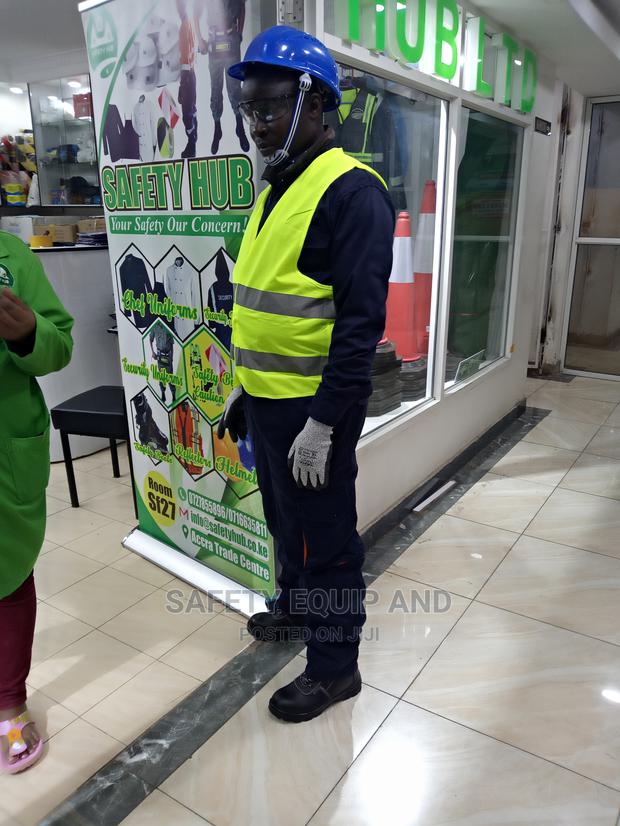 Navy Blue Cargo Overalls - thumbnail 3