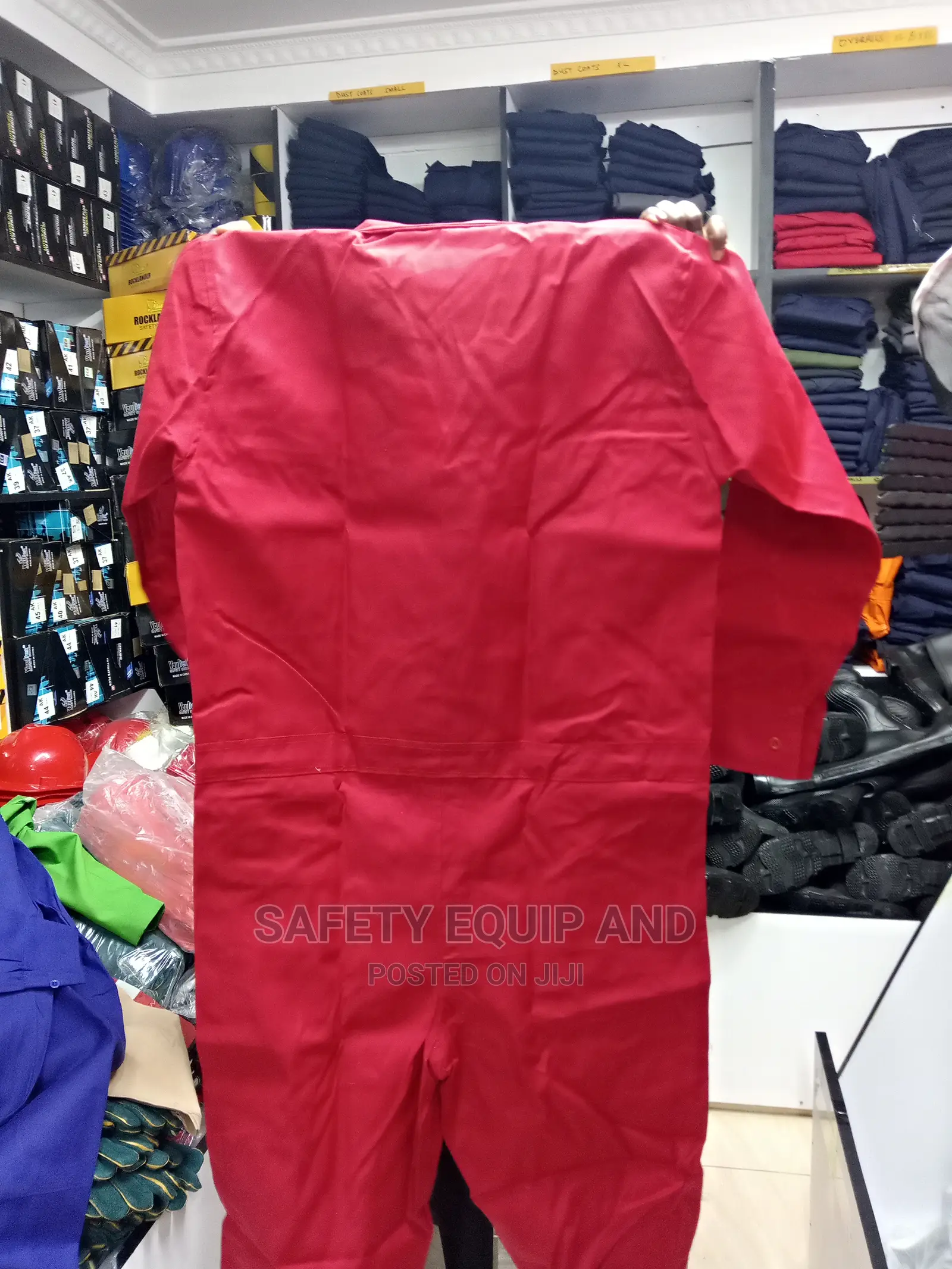 Red Approved Decron Overalls