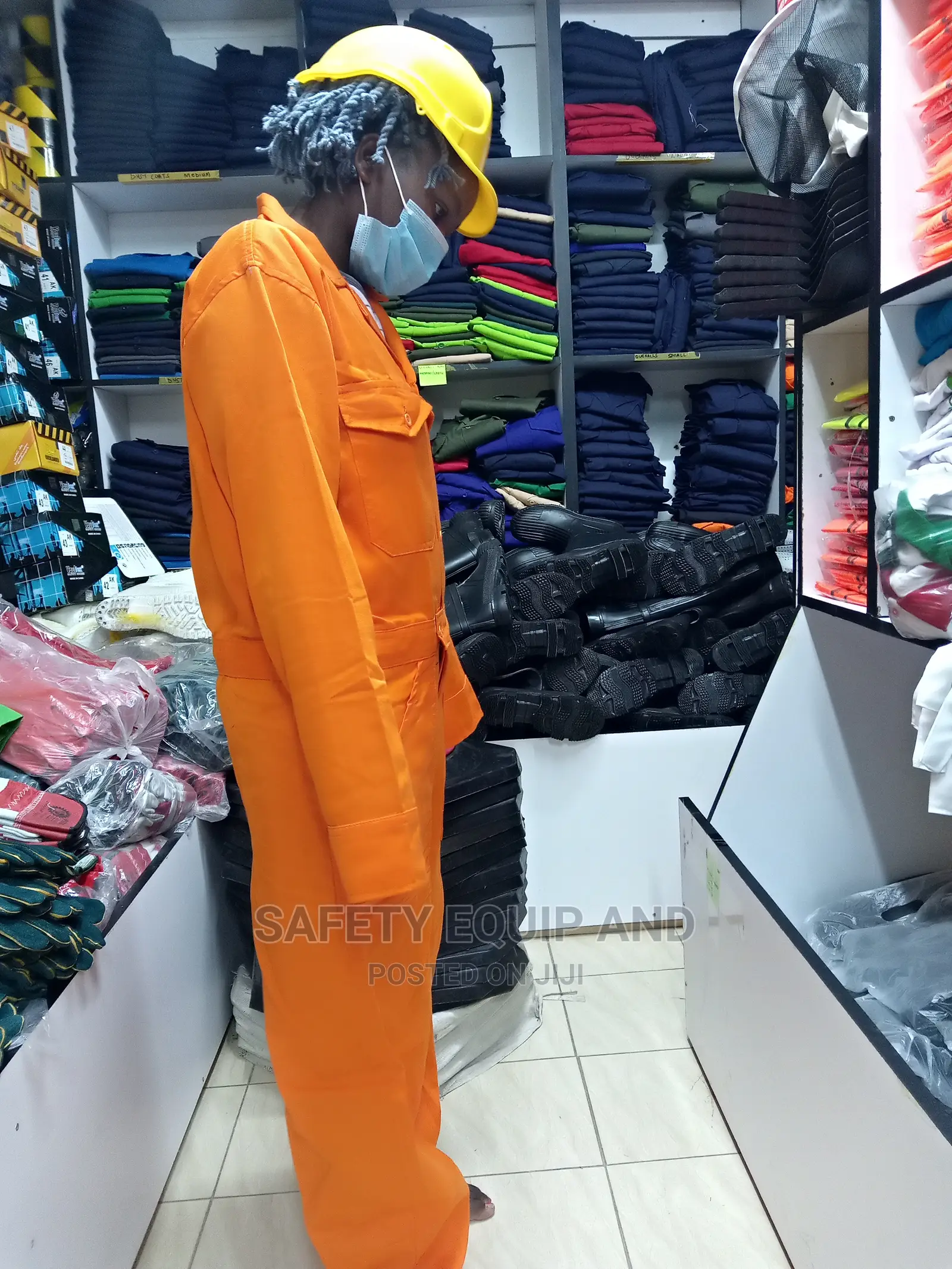 Cotton Orange Safety Suits